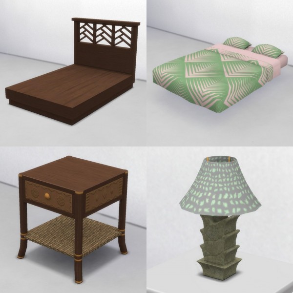  Mod The Sims: Island Bedroom by TheJim07