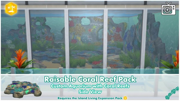  Mod The Sims: Raisable   Coral Reef Pack by Bakie