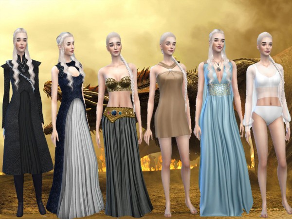  The Sims Resource: Daenerys Targaryen by gaelys