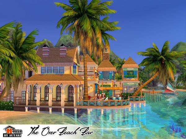  The Sims Resource: The Over Beach Bar by Autaki