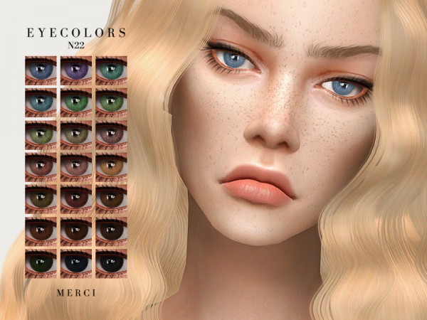  The Sims Resource: Eyecolors N22 by Merci