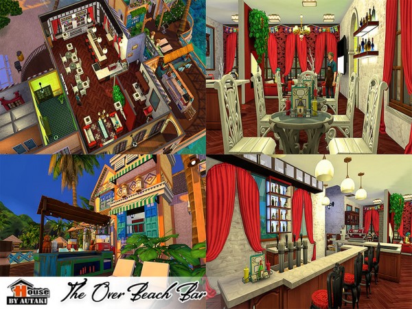  The Sims Resource: The Over Beach Bar by Autaki
