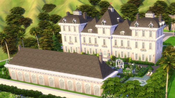  Mod The Sims: Castelo de Cheverny (based) No CC by BrigitteV