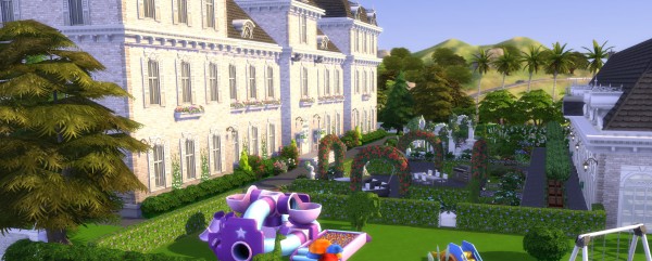  Mod The Sims: Castelo de Cheverny (based) No CC by BrigitteV