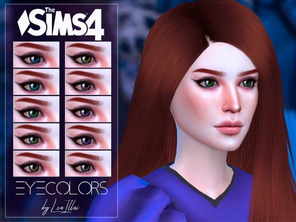  The Sims Resource: Eyecolors by LeaIllai