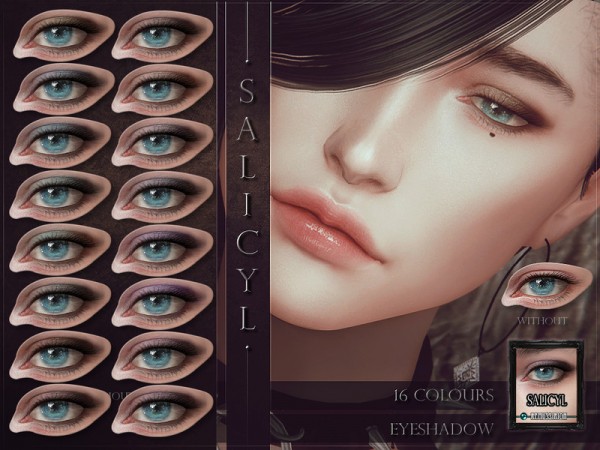  The Sims Resource: Salicyl Eyeshadow by RemusSirion