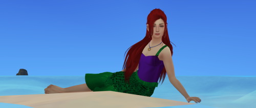 Simtographies: Mermaid Dress and Poses