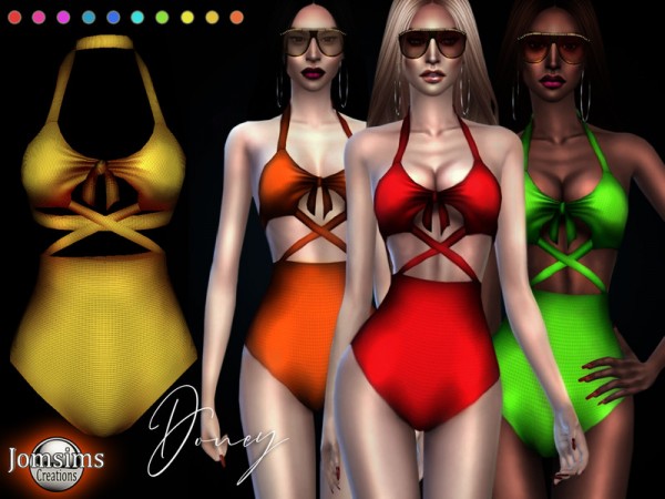  The Sims Resource: Doney swimsuit by jomsims