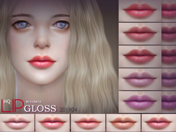  The Sims Resource: Lipstick 201904 by S Club