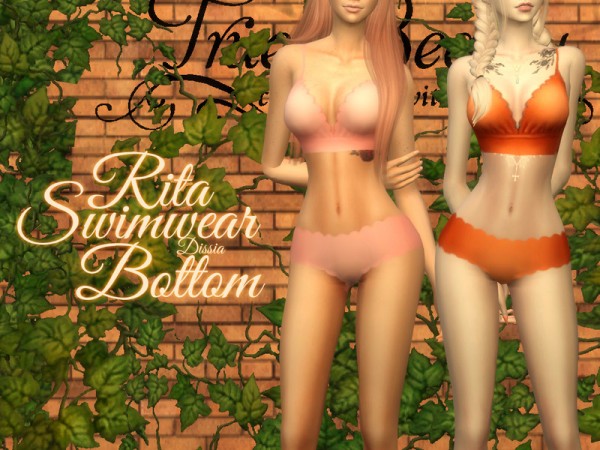  The Sims Resource: Rita Swimwear Bottom by Dissia