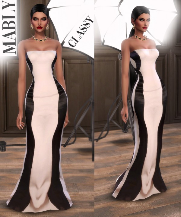 Mably Store: Classy Dress • Sims 4 Downloads