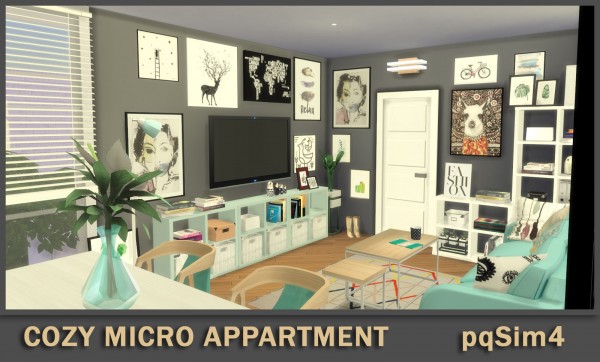  PQSims4: Cozy Micro Appartment