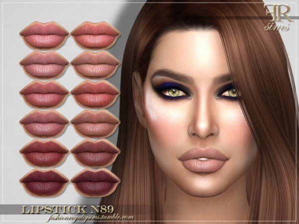 The Sims Resource: Lipstick N89 by FashionRoyaltySims