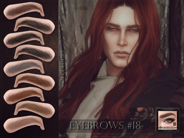  The Sims Resource: Eyebrows 18 by RemusSirion