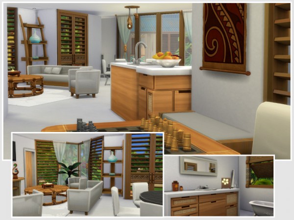  The Sims Resource: Curcuma house (No CC) by Philo
