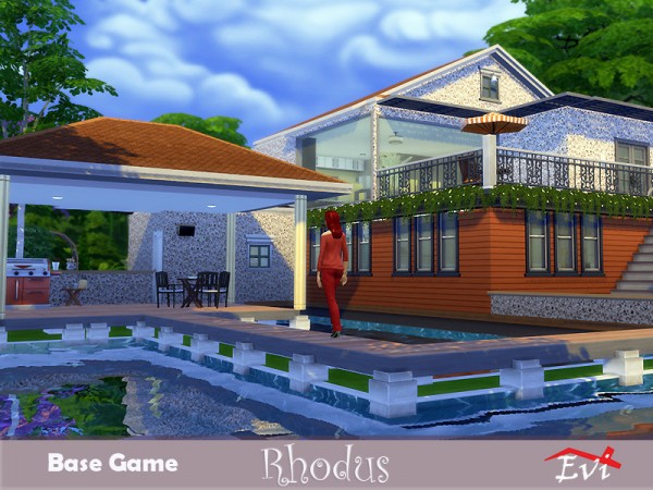  The Sims Resource: Rhodus house by evi