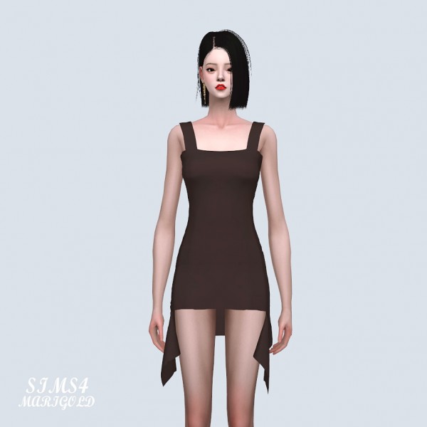  SIMS4 Marigold: Free Cutting Mini Dress