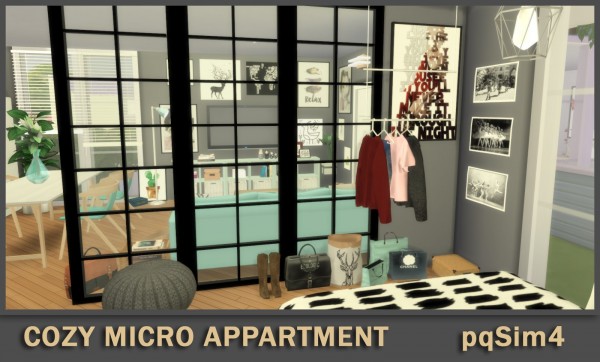  PQSims4: Cozy Micro Appartment