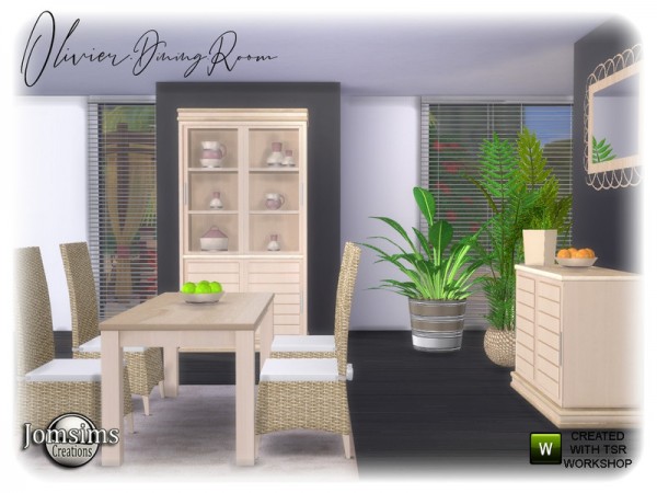  The Sims Resource: Olivier Diningroom by jomsims