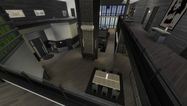  Mod The Sims: Cyberpunk Penthouse by LunarGuest