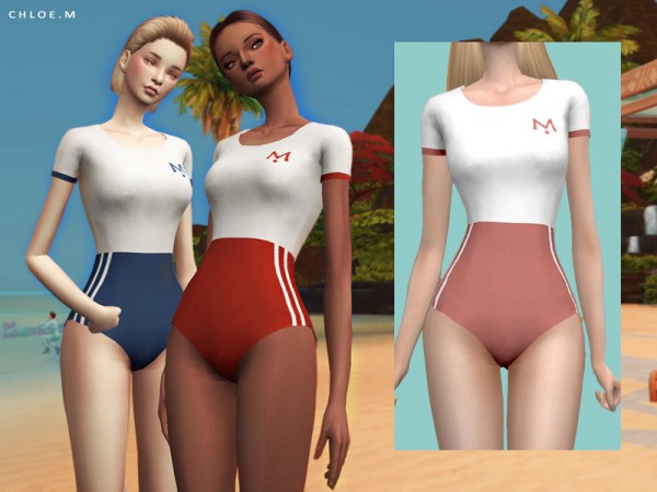  The Sims Resource: Swimsuit FM by ChloeMMM