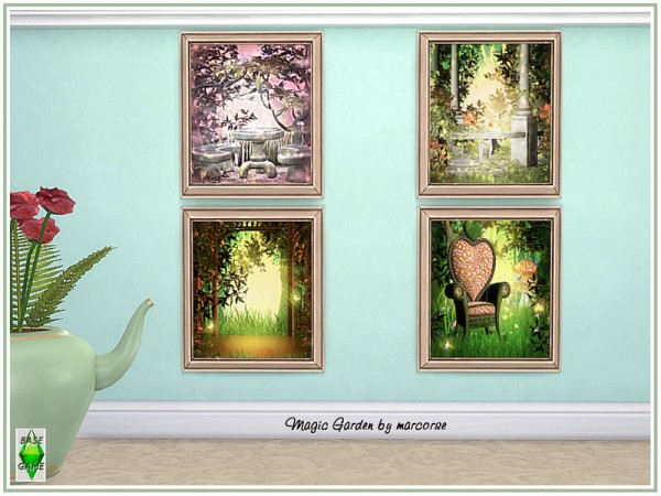  The Sims Resource: Magic Garden paints by marcorse