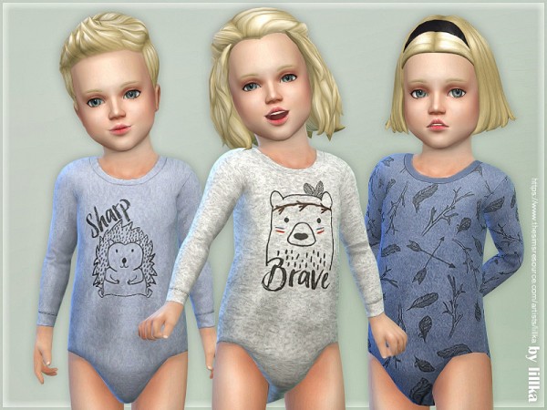  The Sims Resource: Toddler Onesie 02 by lillka