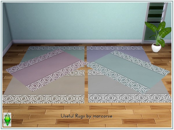  The Sims Resource: Useful Rugs by marcorse