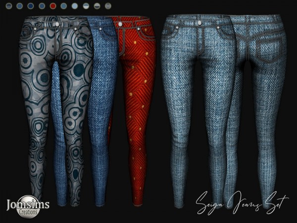  The Sims Resource: Seiga skinny jeans by jomsims