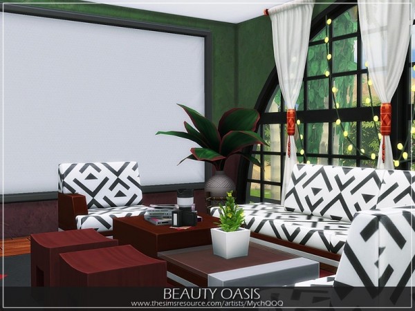  The Sims Resource: Beauty Oasis house by MychQQQ