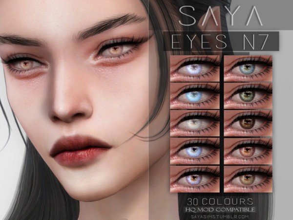  The Sims Resource: Eyes N7 by SayaSims