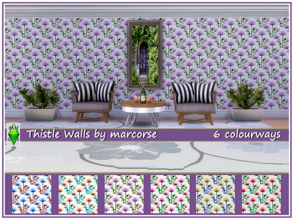  The Sims Resource: Thistle Walls by marcorse
