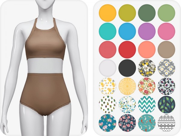  The Sims Resource: El Sol Swimsuit by Nords