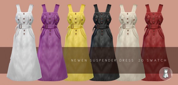  Newen: Suspender Long dress