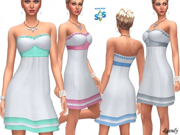  The Sims Resource: Dress 201908 01 by dgandy