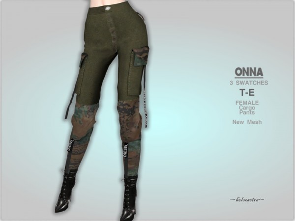  The Sims Resource: ONNA   Cargo Pants by Helsoseira