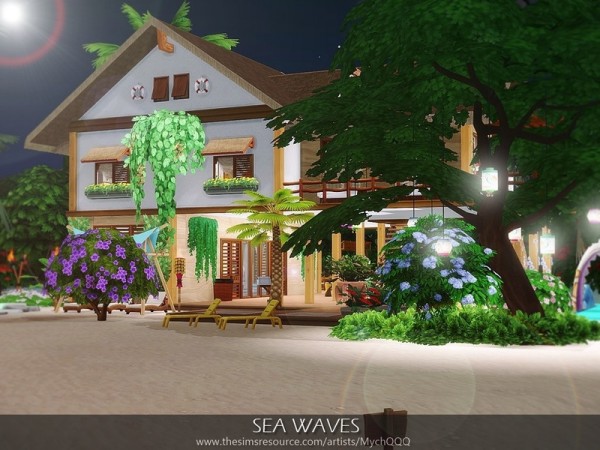  The Sims Resource: Sea Waves by MychQQQ