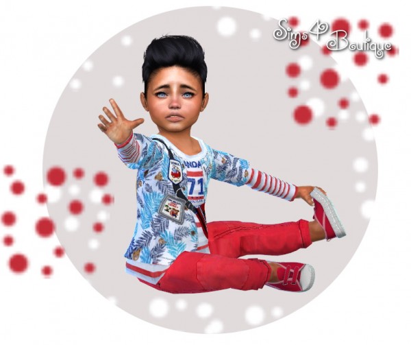 Sims4 boutique: Designer Set for Toddler Boys and Girls
