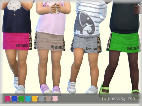  The Sims Resource: Skirt Toddler by bukovka