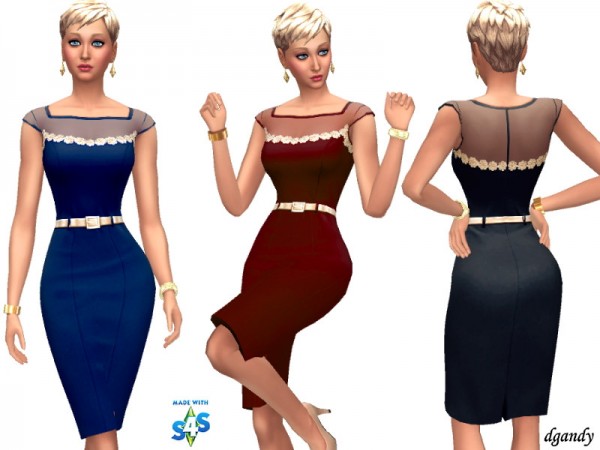  The Sims Resource: Dress 201908 04 by dgandy
