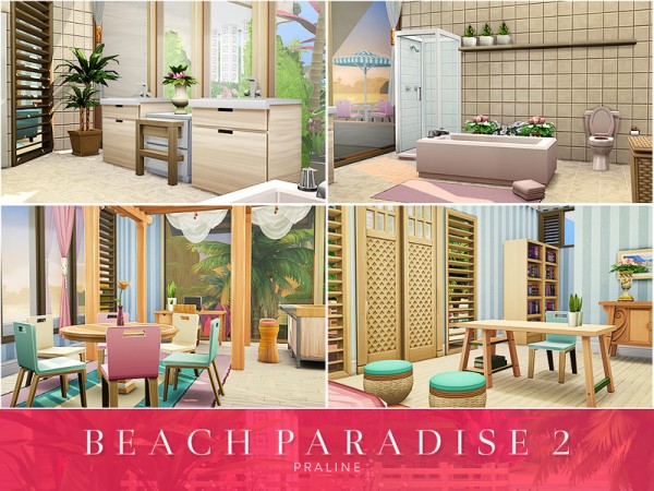  The Sims Resource: Beach Paradise 2 by Pralinesims