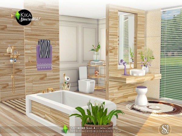 The Sims Resource: Kika bathroom by SIMcredible! • Sims 4 Downloads