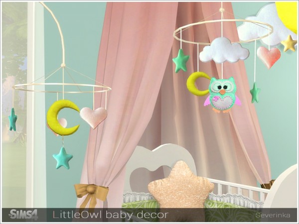  The Sims Resource: Little Owl baby decor by Severinka