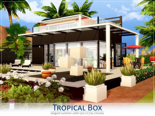  The Sims Resource: Tropical Box by Lhonna