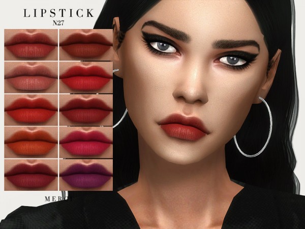  The Sims Resource: Lipstick N27 by Merci