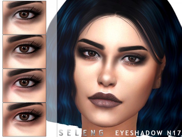  The Sims Resource: Eyeshadow N17 by Seleng