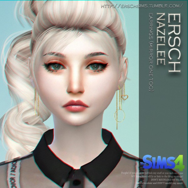  ErSch Sims: Nazelee Earrings