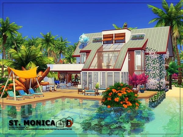  The Sims Resource: ST. Monica house by Danuta720