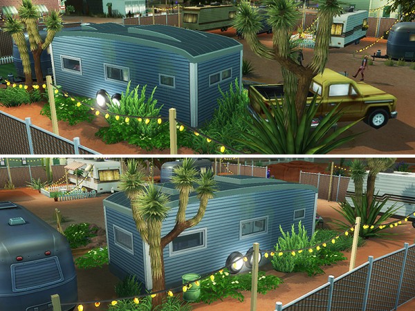  The Sims Resource: Trailer Starter House by dasie2