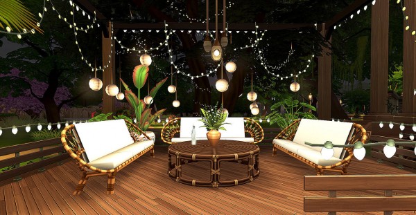  Hoanglap Sims: Small coffee house covered by lovely plants